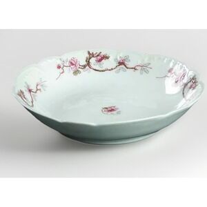 Schleiger 243 Haviland Limoges Fruit Dessert Sauce Bowl Roses Rare Discontinued